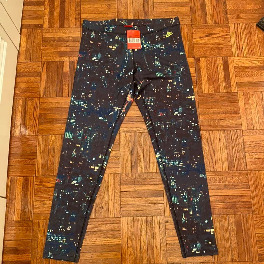 Nike multicolor workout/running activewear pants